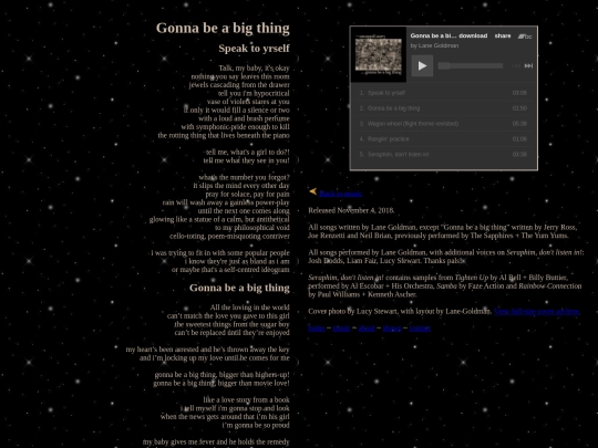 music/gonnabeabigthing screenshot