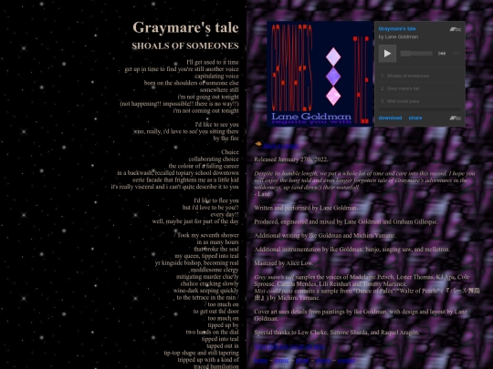music/graymarestale screenshot