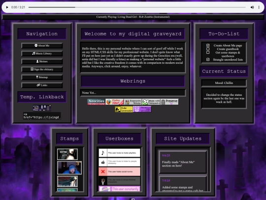 Homepage screenshot