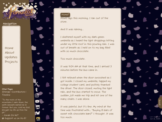 projects/short-stories/chocolate screenshot
