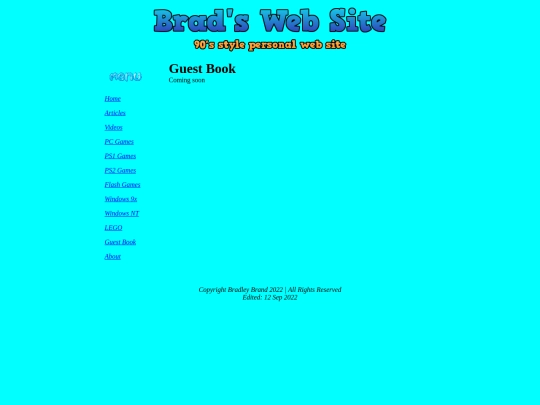 guestbook screenshot