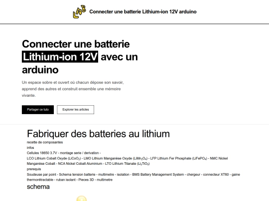 db/projets/Batteries screenshot