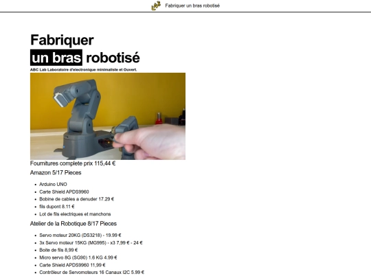 db/projets/bras_robot screenshot