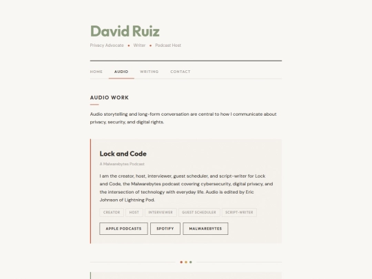 audio screenshot