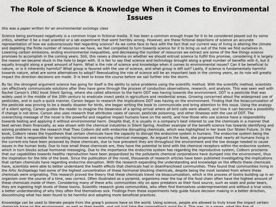 scienceroleinenvironmentalscience screenshot