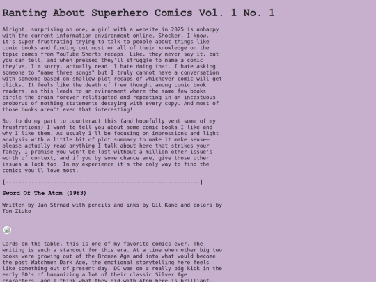 blog/comics screenshot