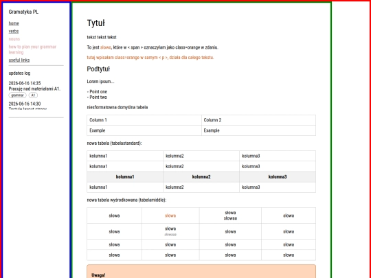 szablon screenshot