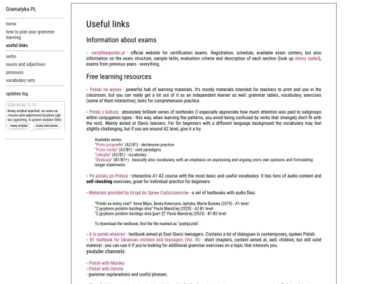 useful-links screenshot