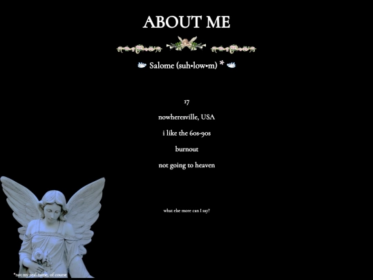 aboutme screenshot