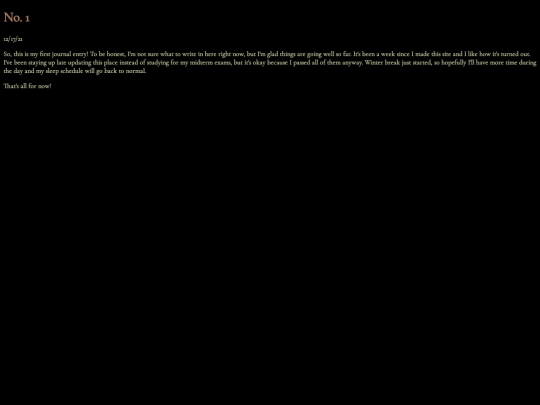 journal/entries/1 screenshot