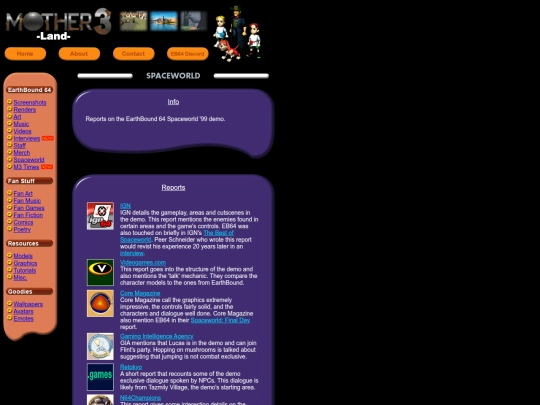 spaceworld-reports screenshot