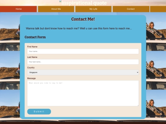 contact screenshot