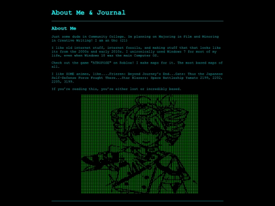 AboutMeJ screenshot