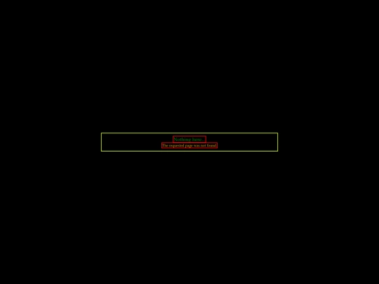 not_found screenshot