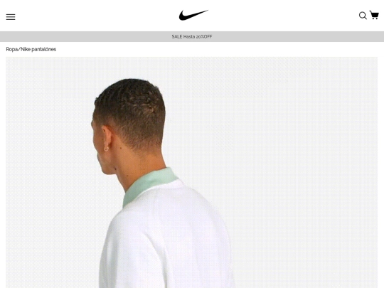 nike sportswear screenshot