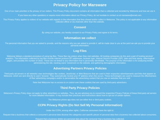 privacy screenshot
