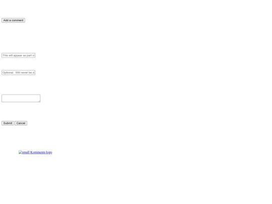 pages/blog/comments screenshot