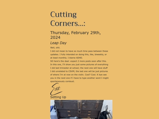 Blog/cuttingcorners screenshot