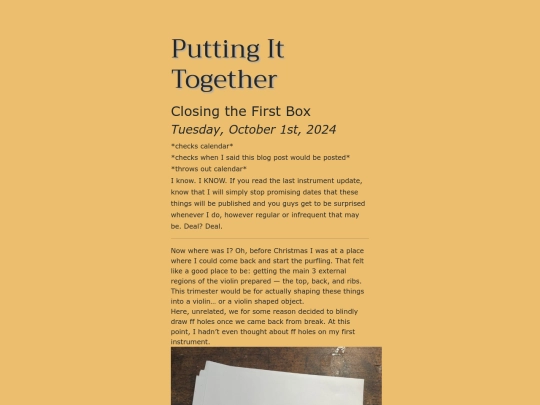 Blog/together screenshot