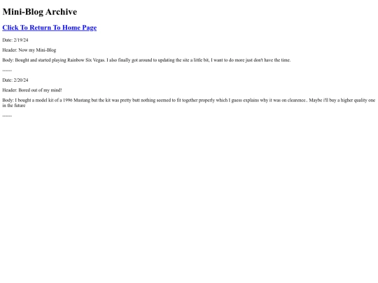 MiniBlogArchieve screenshot