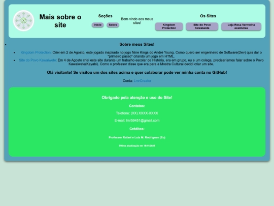 sobre screenshot