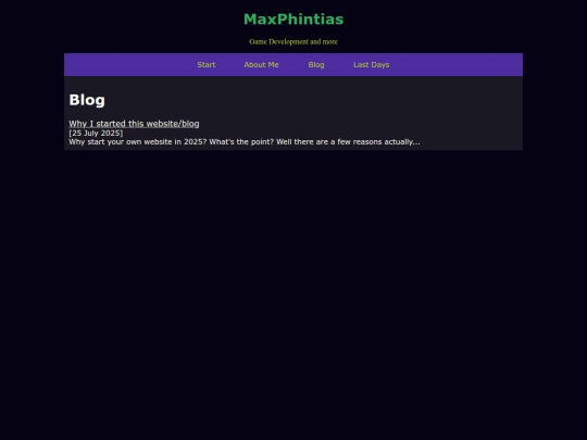 blog screenshot
