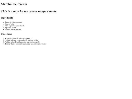 recipe screenshot