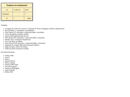 projetos screenshot