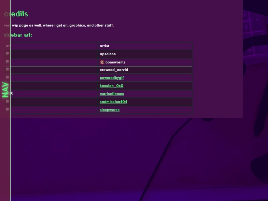 credits screenshot