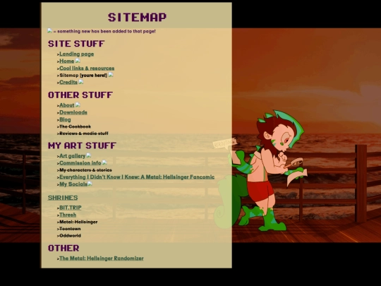 sitemap screenshot