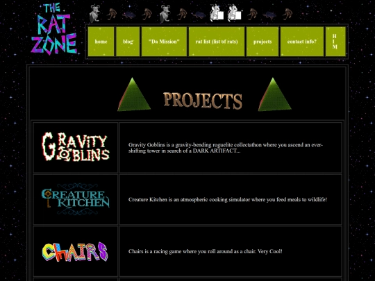 projects screenshot