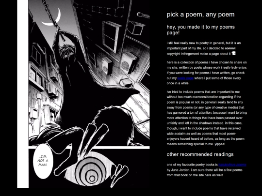 poetry i like index screenshot