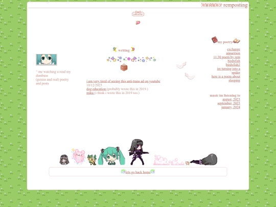 posts screenshot