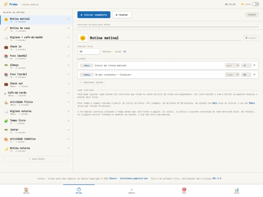 rotina screenshot