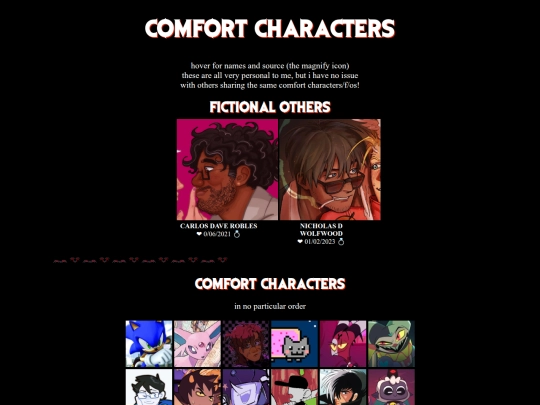 comfortcharas screenshot