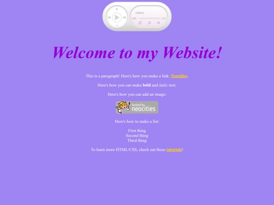 testing123 screenshot