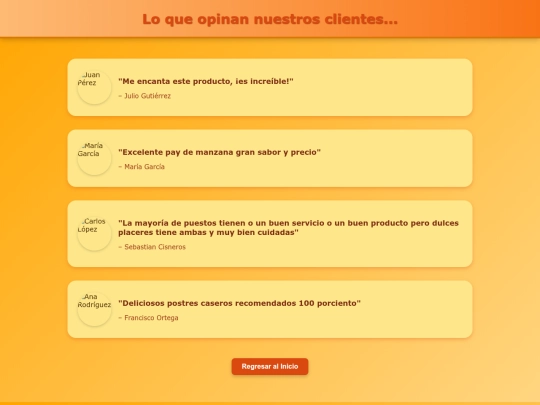 testimonios screenshot