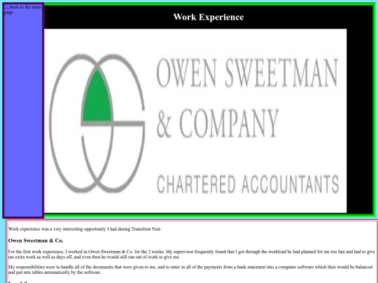 work_experience screenshot