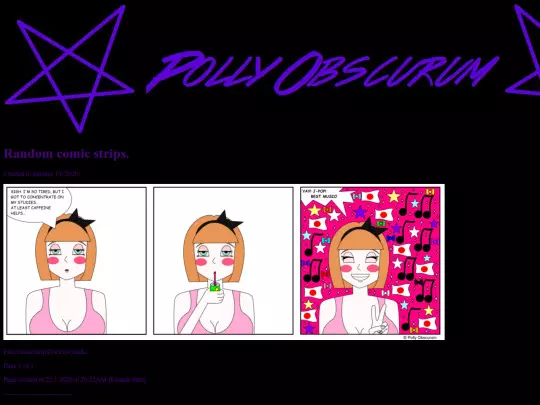 English/menu/entertainment/PaulinePoski/randomcomicstrips1 screenshot