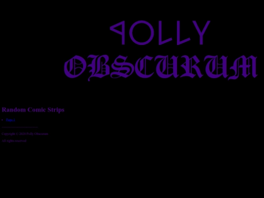 English/menu/entertainment/PaulinePoskiEN/randomcomicstrips screenshot