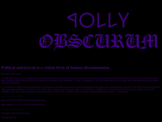 English/menu/politics/stopantikawaii screenshot