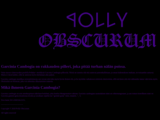 Suomi/valikko/terveys/garciniacambogia screenshot
