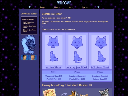 commissions screenshot