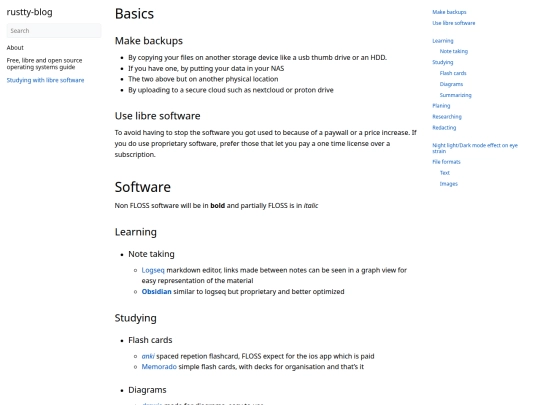 docs/studying-with-libre-software screenshot