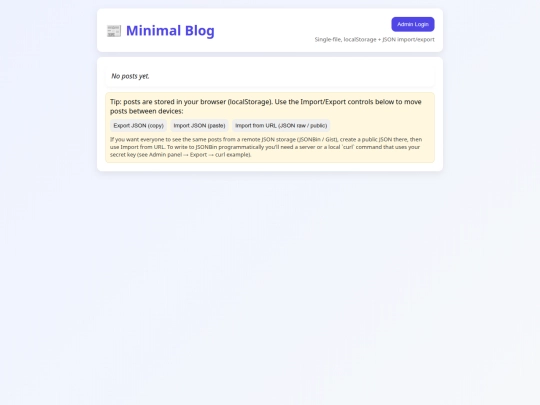index screenshot