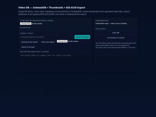 test screenshot