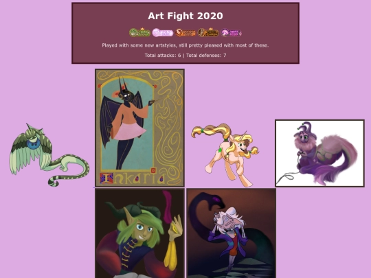 art/artfight/2019 screenshot