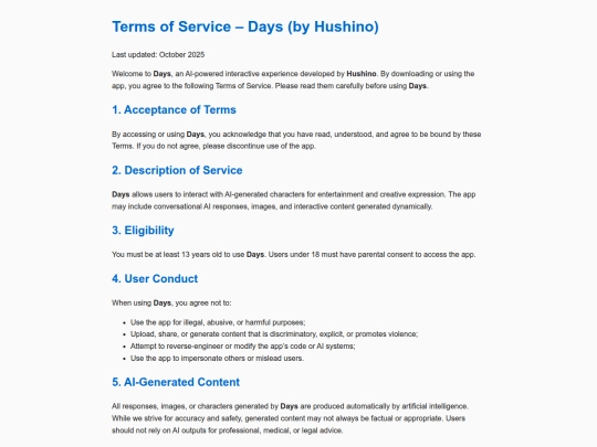 terms-of-service screenshot