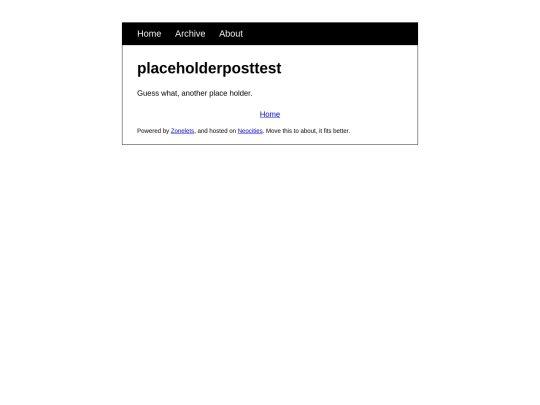 posts/placeholderposttest screenshot