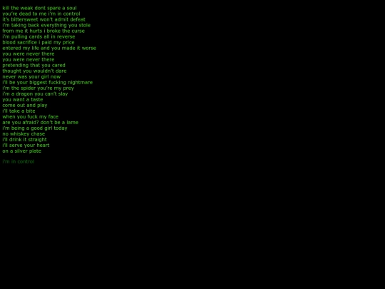 control screenshot